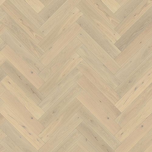 Инженерная доска Kahrs Herringbone Английская Елка Дуб CD Белое масло